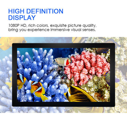 Android Wall Mounted Digital Signage LCD IPS Panel Advertising Display