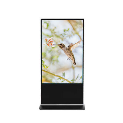 Capacitive Floor Standing Digital Signage LCD Advertising Display WIFI/BT/4G LTE