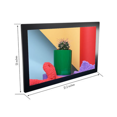 Commercial Wall Mounted LCD Signage Display 1920x1080 Full HD 21.5 Inch