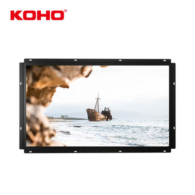 1920x1080 17 Inch Open Frame Monitor Black IPS LCD Display