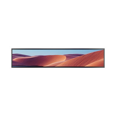 Stretchable Bar LCD Display Monitor Autoplay USB/HDMI/TF/Earphone Jack 450cd/m2 Brightness