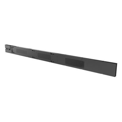 Stretched Bar and Media Player LCD Shelf Display for Supermarket Advertising 35 Inch