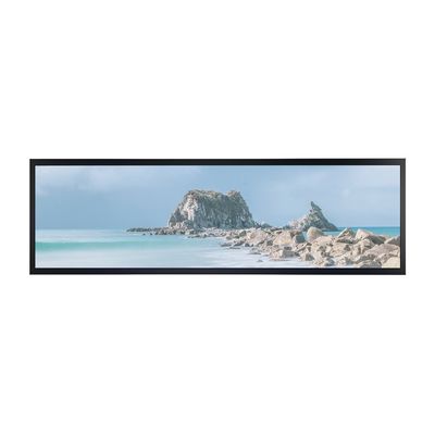 Ethernet and Social Media Compatible 36 Inch Full HD Indoor Stretched Bar LCD Monitor