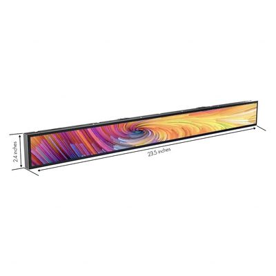 Supermarket Stretched Bar LCD Display 2560x1600 Monitor Shelf Edge 23.1 Inch