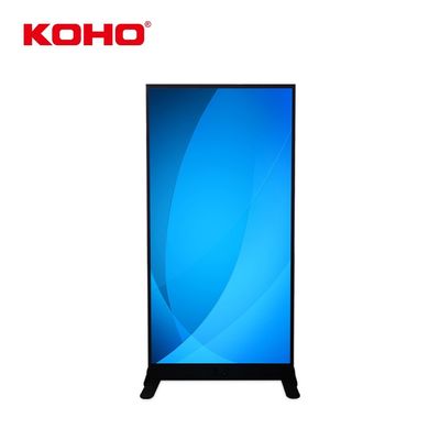 Indoor interactive Floor Standing Digital Signage LCD Screen Kiosk 75inch ODM