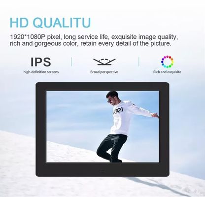 Acrylic Electronic Digital Photo Frame Wall Mounted Autoplay For Pictures 10Inch