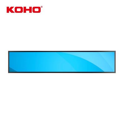LED Backlight Ultrawide Stretched Bar LCD Display Panel 24 Inch For Supermarket
