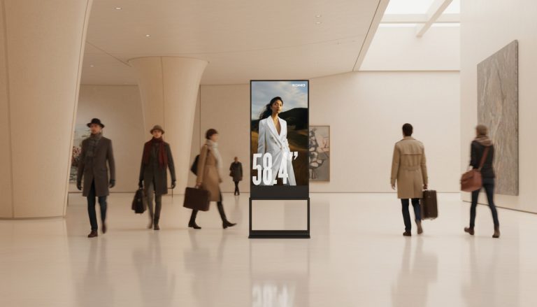 KOHO 58.4 inch indoor digital signage lifestyle 2